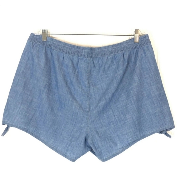 Madewell Pale Blue Chambray Shorts - Picture 4 of 6